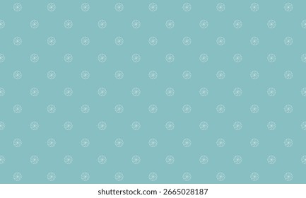 Abstract seamless ornamental vector patterns. Mint blue geometric oriental backgrounds.