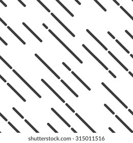 Abstract seamless outline vector background. Diagonal geometric texture.