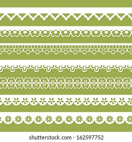 abstract seamless paper laces