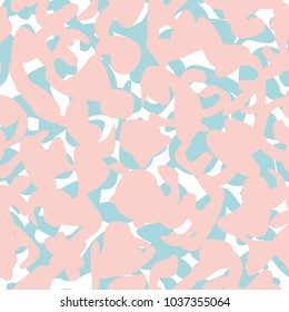 Abstract seamless pastel geometric pattern by hand