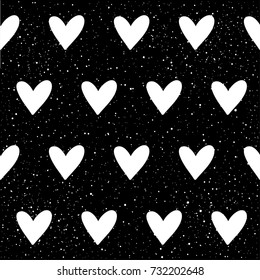 Abstract seamless patten background. Monochrome black and white patten for design greeting card, modern party invitation, halloween holiday menu, bag print, t shirt design etc.