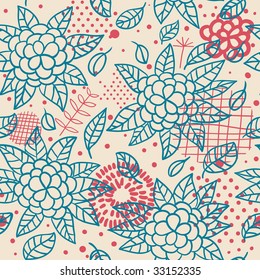 Abstract seamless pattern