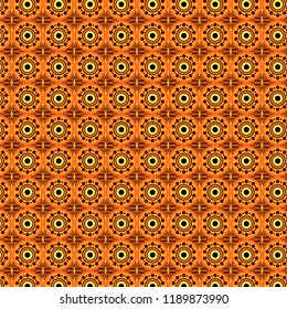 Abstract seamless pattern in african style. Vector illustration on isolated background. Scalable design. Print for t-shirt or any other purpose