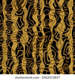 Abstract seamless pattern with animal skin - hand drawn vector illustration.