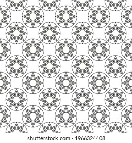 Abstract seamless pattern in Arabian style with simple geometric shape