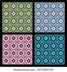Abstrakte nahtlose Muster im arabischen Stil. Blumenarabeskes Design Islamischer nahtloser Hintergrund.
