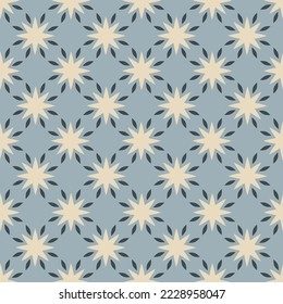 Abstract seamless pattern. Arabic line ornament with geometric shapes.