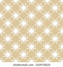 Abstract seamless pattern. Arabic line ornament with geometric shapes.