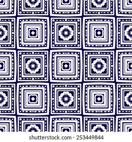 Abstract seamless pattern in arabic style, vector background