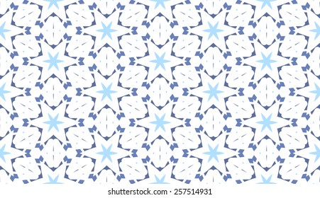 Abstract seamless pattern in arabic style, vector background