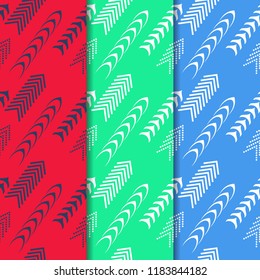 abstract seamless pattern with arrows