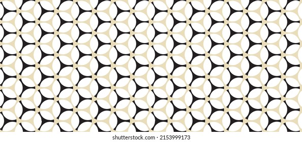 Abstract seamless pattern. Artistic geometric ornamental backdrop. Circles.Good for fabric, textile, wallpaper or package background design