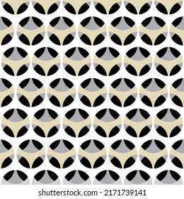 Abstract seamless pattern. Artistic geometric ornamental backdrop. Circles.Good for fabric, textile, wallpaper or package background design