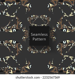 Abstract seamless pattern with background