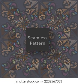 Abstract seamless pattern with background