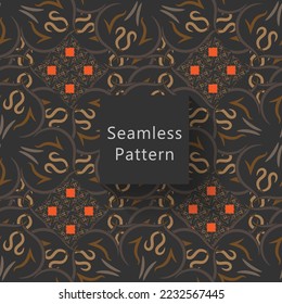 Abstract seamless pattern with background