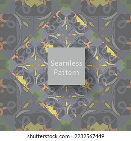 Abstract seamless pattern with background