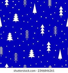 Abstract seamless pattern background. Blue and white colored swatch for design wrapping paper, wallpaper, bag or dress textile etc.