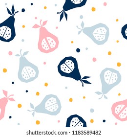 Abstract seamless pattern background. Childish application geometric cover for design birthday card, wallpaper, holiday wrapping paper, shop sale advertising, textile fabric, bag print, t shirt etc.