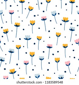 Abstract seamless pattern background. Childish application geometric cover for design birthday card, wallpaper, holiday wrapping paper, shop sale advertising, textile fabric, bag print, t shirt etc.