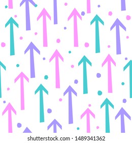Abstract seamless pattern background. Seamless childish crafted swatch  for wrapping paper, textile, bag print, invitation, poster, banner, placard, diary, album, sketch book cover etc. 