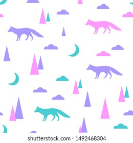 Abstract seamless pattern background. Seamless childish crafted swatch  for wrapping paper, textile, bag print, invitation, poster, banner, placard, diary, album, sketch book cover etc. 
