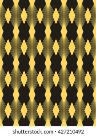 Abstract seamless pattern, background.Art Deco