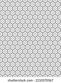 Abstract seamless pattern background with dots Circle. Modern black and white texture. Geometric wallpaper vector Eps8