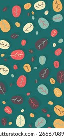 Abstract seamless pattern background. Flowers and plants. nature leaf banner. Colorful colors