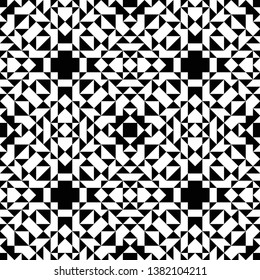 abstract seamless pattern background geometric black and white