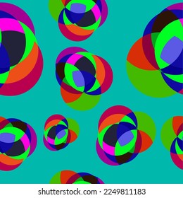 abstract seamless pattern background of geometric shapes.