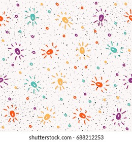 Abstract seamless pattern background. Handmade doodle seamless pattern for design card, invitation, t shirt, book, banner, poster, scrapbook, album, textile fabric, garment, bag print etc. 