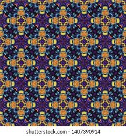 Abstract seamless pattern background Islamic geometric traditional for wrapping paper, wallpaper, carpet, and textile.