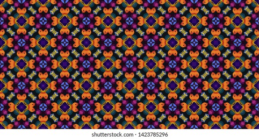 Abstract seamless pattern background Islamic geometric traditional for wrapping paper, wallpaper, carpet, and textile