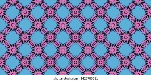 Abstract seamless pattern background Islamic geometric traditional for wrapping paper, wallpaper, carpet, and textile
