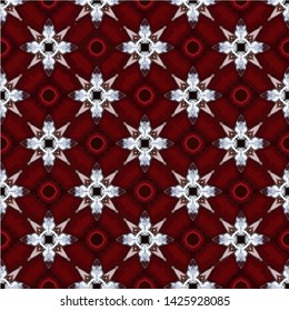 Abstract seamless pattern background Islamic geometric traditional for wrapping paper, wallpaper, carpet, and textile