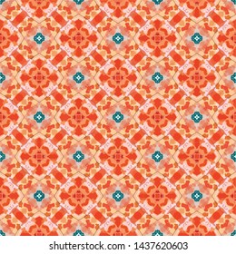 Abstract seamless pattern background Islamic geometric traditional for wrapping paper, wallpaper, carpet, and textile