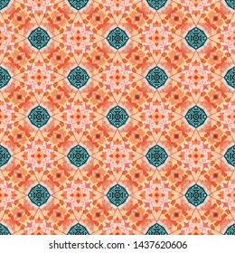 Abstract seamless pattern background Islamic geometric traditional for wrapping paper, wallpaper, carpet, and textile