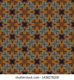 Abstract seamless pattern background Islamic geometric traditional for wrapping paper, wallpaper, carpet, and textile