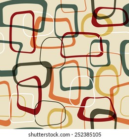 Abstract seamless pattern for background made from rectangles - vector illustration. You can use it to fill your own background.