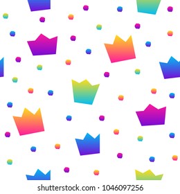 Abstract seamless pattern background. Modern futuristic vector illustration for design card, party invitation, wallpaper, holiday wrapping paper, fabric, bag print, t shirt,  workshop advertising etc.