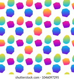 Abstract seamless pattern background. Modern futuristic vector illustration for design card, party invitation, wallpaper, holiday wrapping paper, fabric, bag print, t shirt,  workshop advertising etc.
