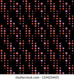 Abstract seamless pattern background with multicolored various rhombuses.