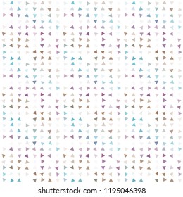 Abstract seamless pattern background with multi-colored varied triangles.