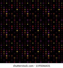 Abstract seamless pattern background with multicolored various rhombuses.
