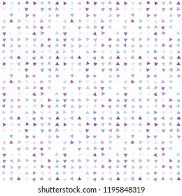 Abstract seamless pattern background with multi-colored varied triangles.