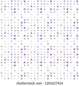Abstract seamless pattern background with multi-colored varied triangles.