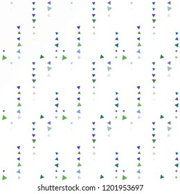 Abstract seamless pattern background with multi-colored varied triangles.