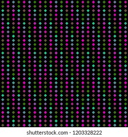Abstract seamless pattern background with multicolored various rhombuses.