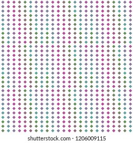 Abstract seamless pattern background with multicolored various rhombuses.